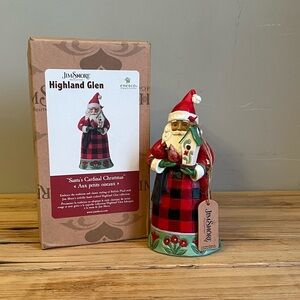 Jim Shore Highland Glen Hand Painted Santa Figurine
